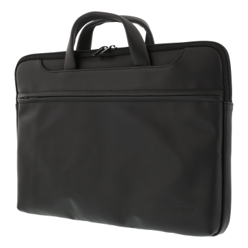 Notebook bag up to 15.6", PU leather, black